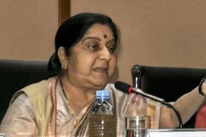 Swaraj: No talks with Pakistan unless it acts against terror groups